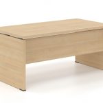 Γραφείο Διευθυντικό Dromeas σειράς Lysis Plus διάστασης 200Χ100X73Η σε απόχρωση φυσικό δρυς