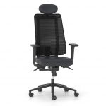 Κάθισμα Διευθυντικό Dromeas Reflex D Ν (0,66x0,68x0,46-0,58) Πλάτη Δίχτυ Μαύρο Έδρα Ύφασμα Μαύρο Πεντάνευρο Βαμμένο Μαύρο